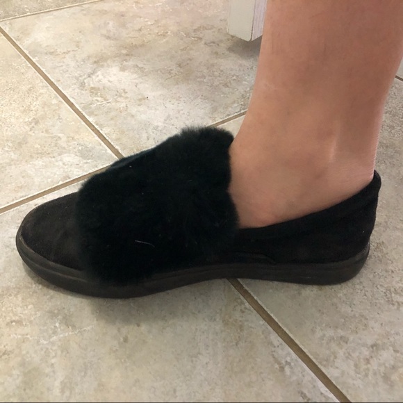 Black Fur Shoes - Picture 4 of 5